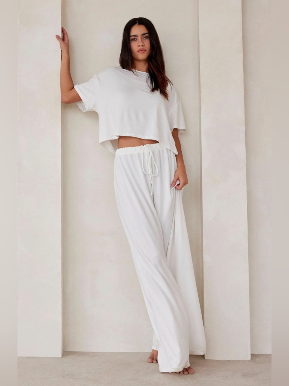 Bumpsuit The Cloud Slim Pant - Ivory - Picture 3 of 8